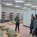 Image Visita a los laboratorios y litoteca con el equipo científico del MUJA