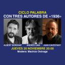 Imagen Ciclo Palabra. Tres autores de 1936
