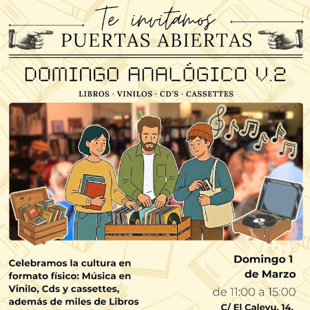 Domingo analógico V.2 en Libros del Norte