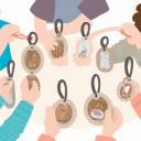 Imagen ¡Fósiles! Haz tu llavero