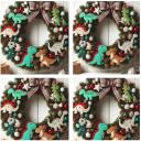 Imagen Coronas navideñas jurásicas